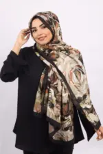 Sofia Abstract Print Premium Viscose Hijab - Image 3
