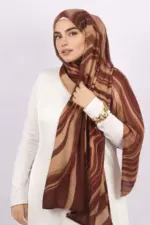 Siq Printed Modal Hijab - Image 4