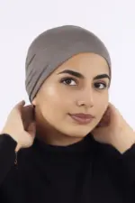 Stone Comfort Fit Tie Back Hijab Cap