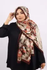 Lucia Abstract Print Premium Viscose Hijab - Image 3