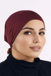 Cherry Comfort Fit Tie Back Hijab Cap