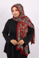 Gauhar ashmina Print Premium Viscose Hijab