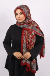 Gauhar ashmina Print Premium Viscose Hijab