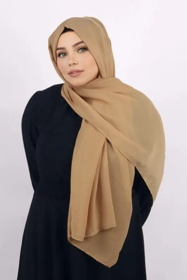 Nude Sand Internet Cotton Hijab - Image 2
