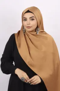 Caramel Gold Turkish Silk Hijab