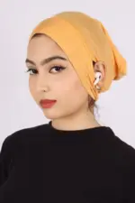 Sandal Ear-slit Access Hijab Cap