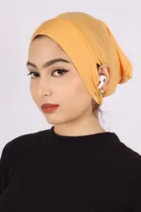 Sandal Ear-slit Access Hijab Cap