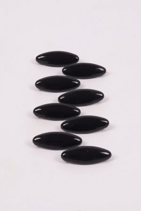 All Black Palette Hijab Safety Pins (Set of 8) - Image 1