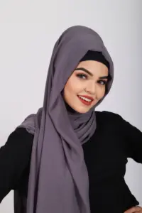 Blackcurrant Internet Cotton Hijab