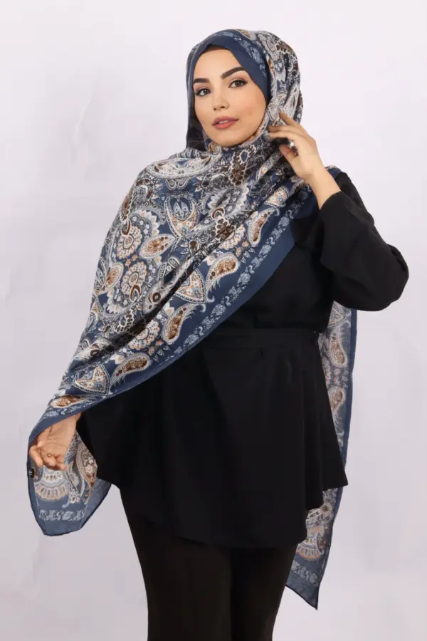 926D4013-6325-4B58-BAEA-D7DCBAA14E43 Kashish Pashmina Print Premium Viscose Hijab - Image 1