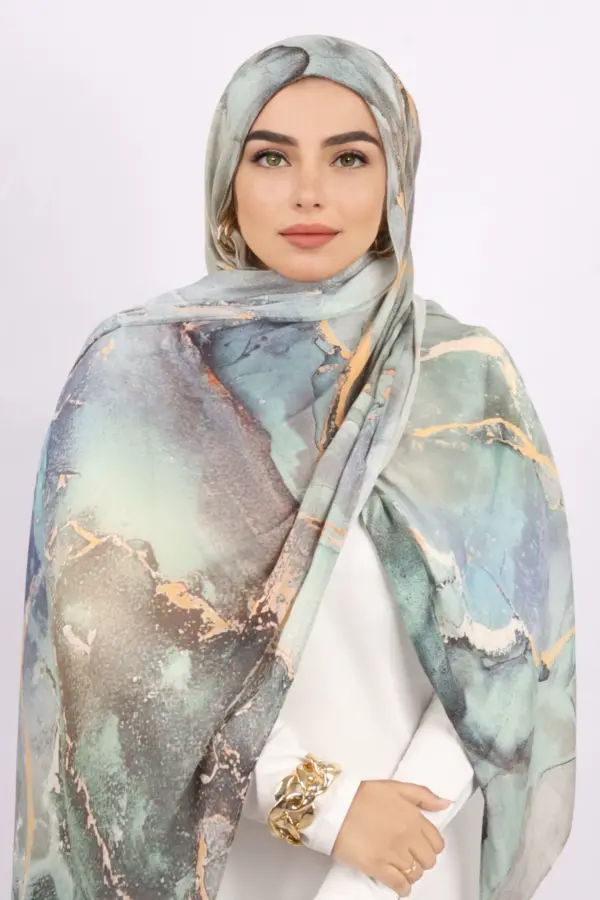 Medusa Printed Modal Hijab - Image 3