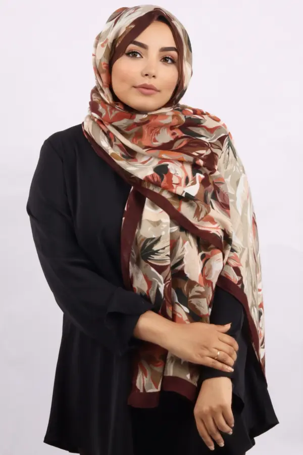 A72A2805-713C-4E76-87DC-F7E9A527DC18 Lucia Abstract Print Premium Viscose Hijab - Image 1