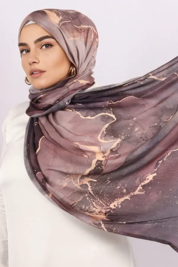 Orion Printed Modal Hijab - Image 2