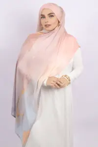 Cosmic Rose Printed Modal Hijab