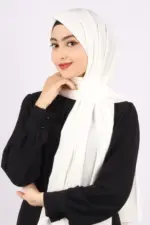 Ivory Medina Chiffon Hijab
