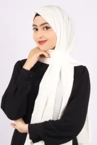 Ivory Medina Chiffon Hijab