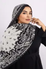 Sakeena Pashmina Print Premium Viscose Hijab - Image 2