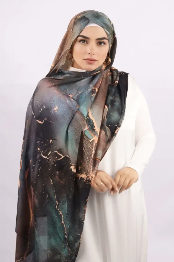 Oracle Printed Modal Hijab - Image 4