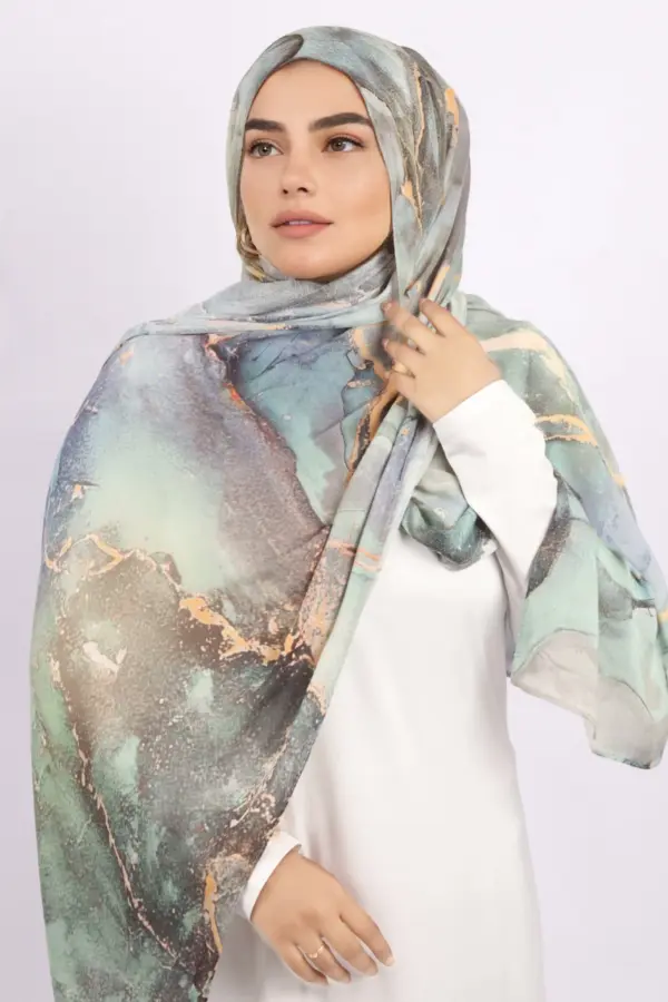 Medusa Printed Modal Hijab - Image 2