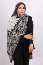 Sakeena Pashmina Print Premium Viscose Hijab - Image 4