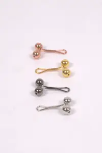 Metallic Loop Hijab Pins (Set of 4)