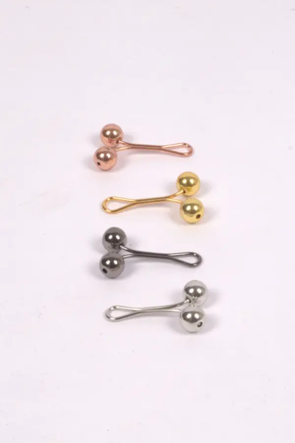 Metallic Loop Hijab Pins (Set of 4) - Image 1