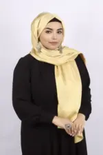 Soft Gold Turkish Silk Hijab