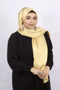 Soft Gold Turkish Silk Hijab
