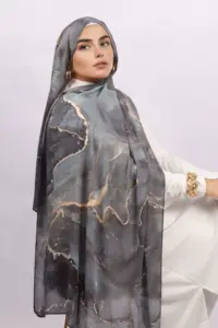 Lunar Dust Printed Modal Hijab