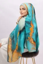 Atlantis Printed Modal Hijab - Image 3