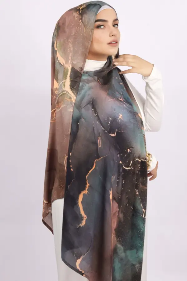 Oracle Printed Modal Hijab - Image 3