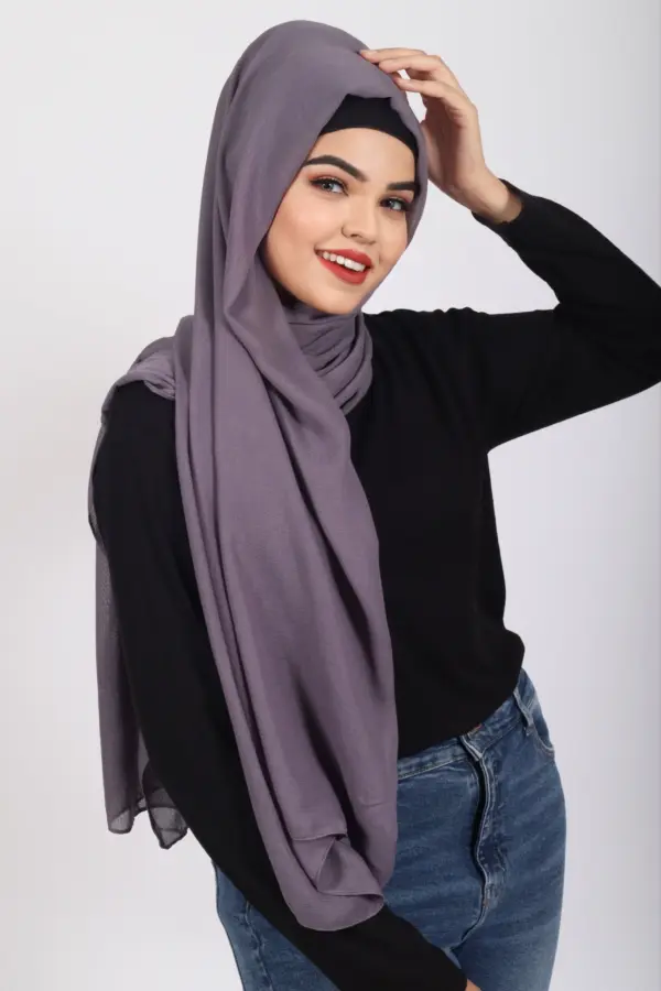 Blackcurrant Internet Cotton Hijab - Image 2
