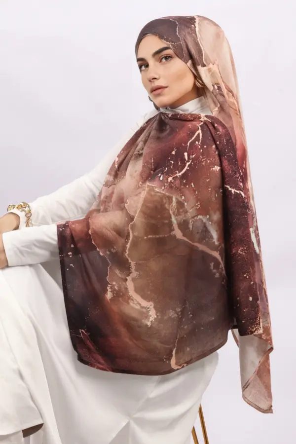 Royal Reserve Printed Modal Hijab - Image 4
