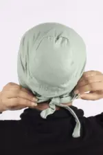 Spring Comfort Fit Tie Back Hijab Cap - Image 2
