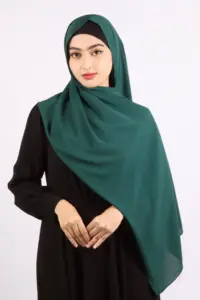 Serpent Green Medina Chiffon Hijab